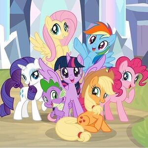 MLP My Little Pony buttons keychain candle sticker anime plush mystery blind box